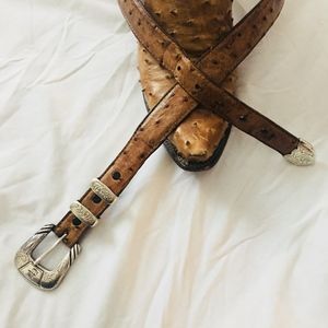 Lucchese belt ostrich Sz 36
